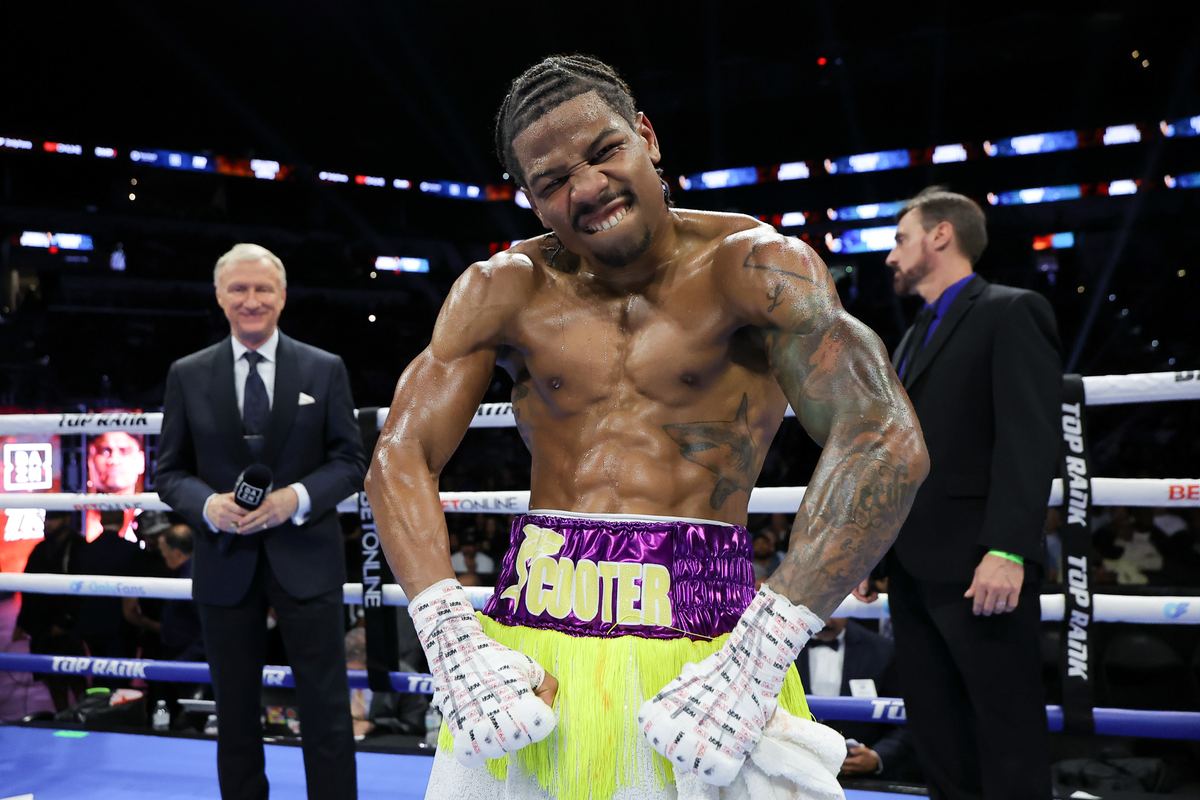 Deric Scooter Davis following his victory